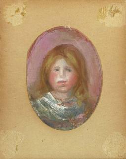 Pierre-Auguste Renoir - Tête en médaillon