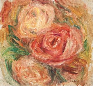 Pierre-Auguste Renoir - Trois roses