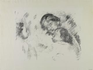 Pierre-Auguste Renoir - Une Mère Et Deux Enfants (D., S. 54)