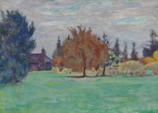 Pierre Bonnard - Arbre Jaune, Le Clos Au Grand-Lemps