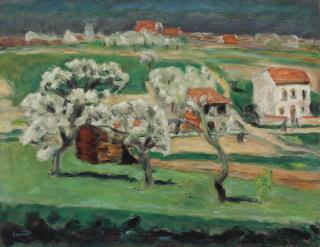 Pierre Bonnard - Arbres En Fleurs, Maison Blanche
