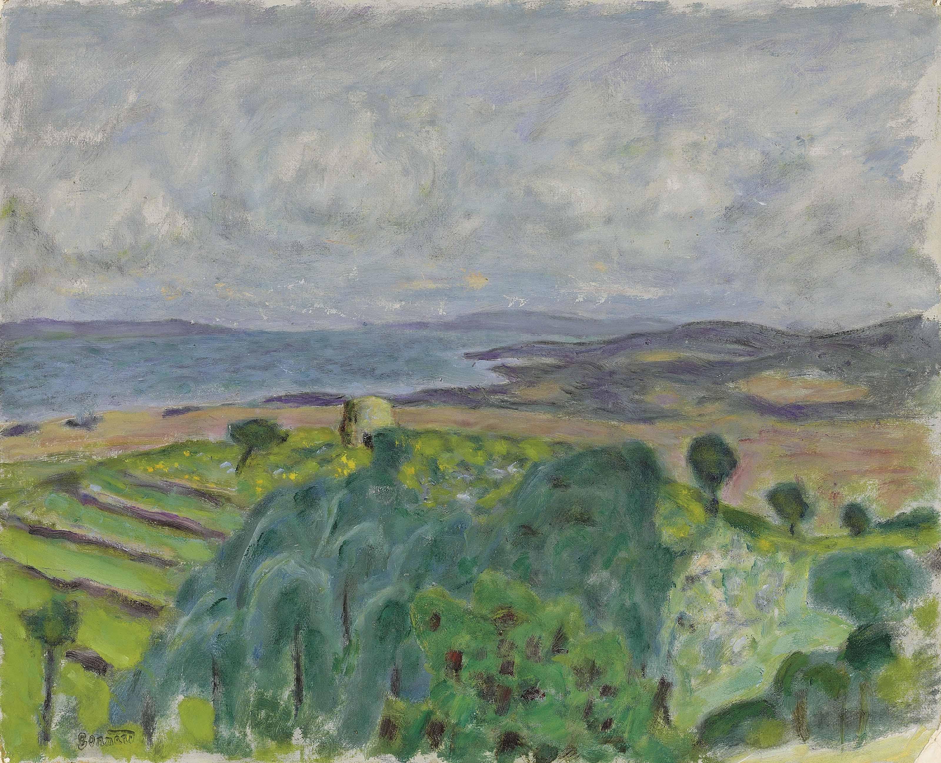 Pierre Bonnard - Bord de mer avec paysage