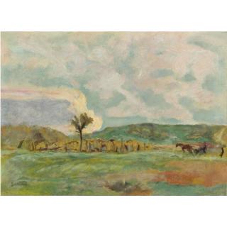 Pierre Bonnard - Campagne, Le Labour