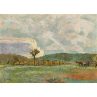 Pierre Bonnard - Campagne. Le Labour