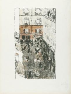 Pierre Bonnard - Coin de rue vu d’en haut