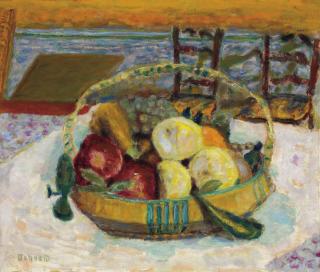 Pierre Bonnard - Corbeille de fruits dans la salle à manger du cannet