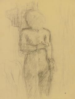 Pierre Bonnard - Étude De Nu Debout (Inachevé)