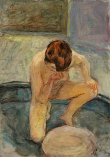 Pierre Bonnard - Femme Accroupie Or Nu Au Tub