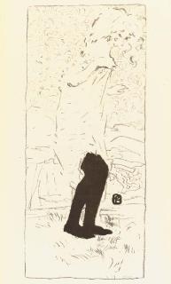 Pierre Bonnard - Femme en chemise (R.-M. 27)