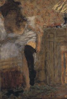 Pierre Bonnard - Femme enfilant ses bas