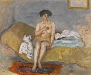 Pierre Bonnard - Femme Nue Assise Sur Un Divan