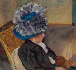 Pierre Bonnard - Jeune femme au chapeau bleu