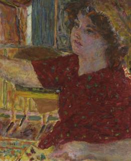 Pierre Bonnard - Jeune femme peignant