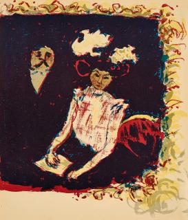 Pierre Bonnard - La Loge (Frontispice pour La Lithographie en coulerus.