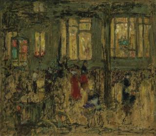 Pierre Bonnard - La Place Clichy, Le Soir