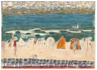 Pierre Bonnard - La plage à Arcachon