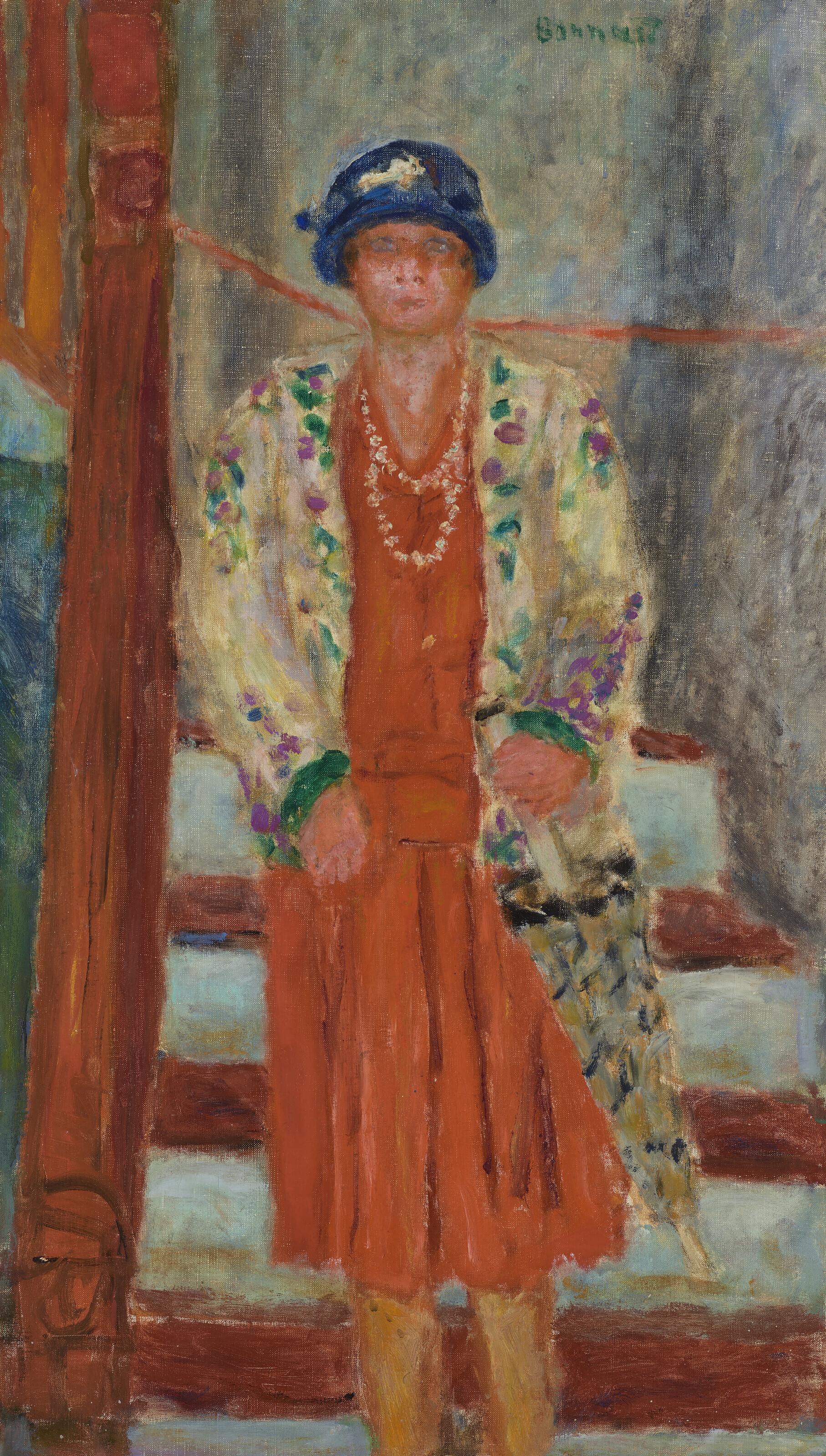 Pierre Bonnard - La robe rouge