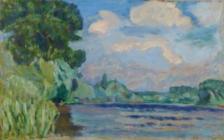 Pierre Bonnard - La Seine à Vernon