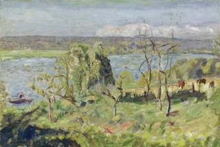 Pierre Bonnard - La Seine bleue à Vernon