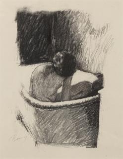 Pierre Bonnard - Le Bain (deuxième planche), from Album des peintres lithographes de Manet à Matisse