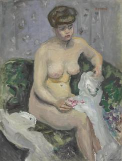 Pierre Bonnard - Le modèle à la chemise blanche