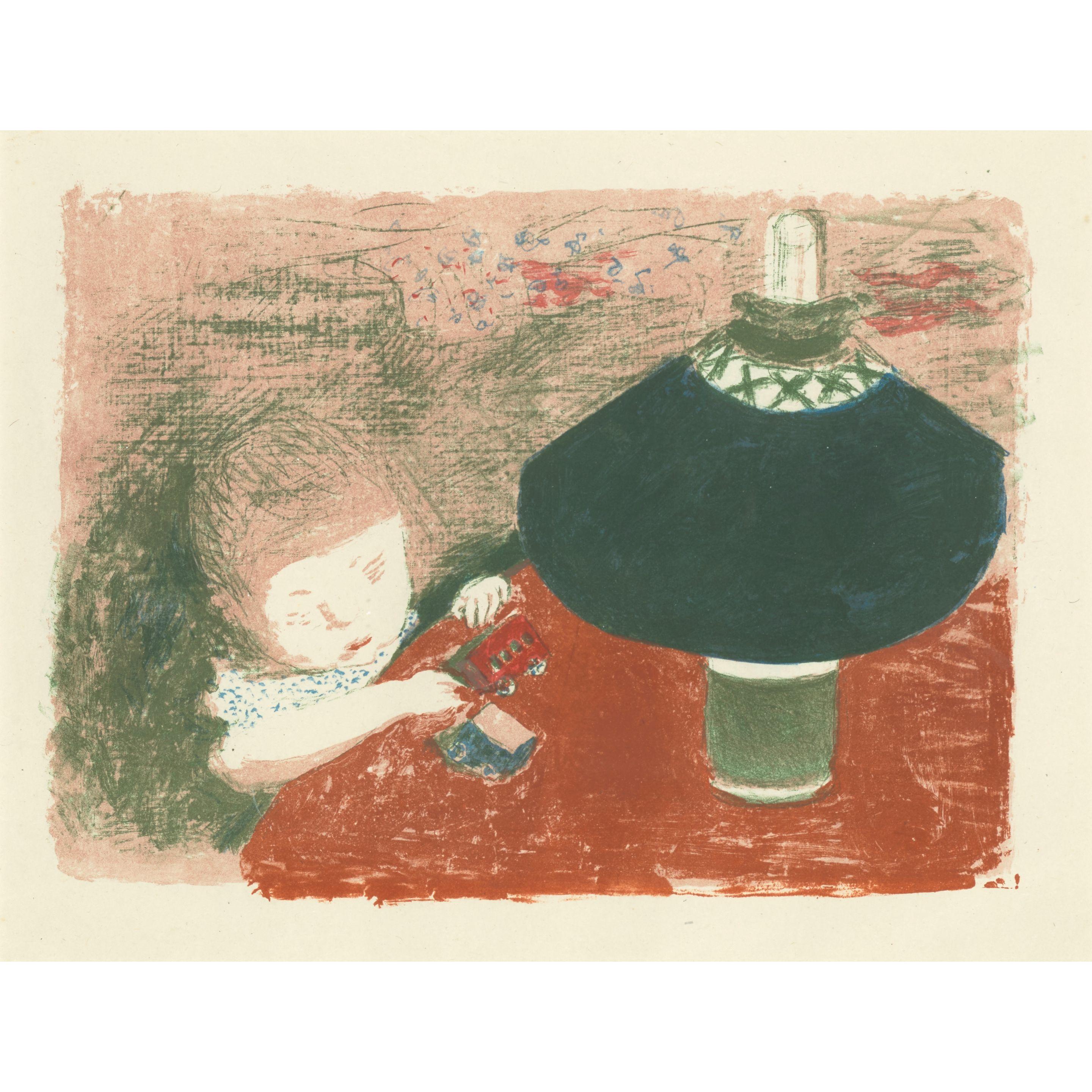 Pierre Bonnard - L\'Enfant à la Lampe; Place le Soir 2