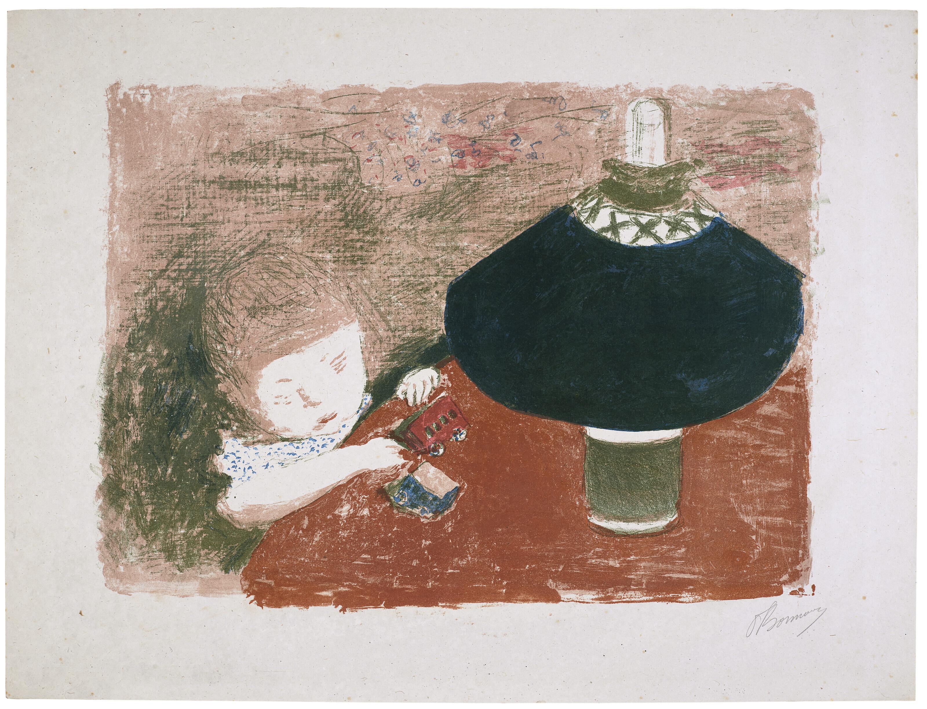 Pierre Bonnard - L’Enfant à la lampe