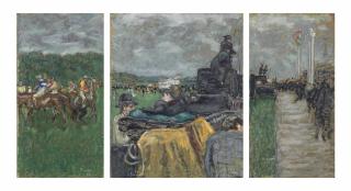 Pierre Bonnard - Les courses à Longchamp