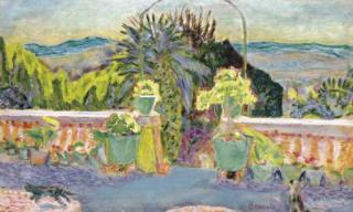 Pierre Bonnard - Les Pots Verts Sur la Terrasse