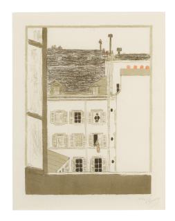 Pierre Bonnard - Maison Dans La Cour (B. 61)