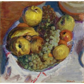 Pierre Bonnard - Nature Morte, Trois Grappes De Raisin