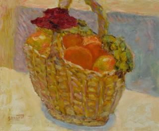 Pierre Bonnard - Panier D’Oranges Et Roses