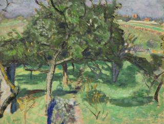 Pierre Bonnard - Paysage, arbres fruitiers