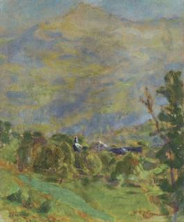 Pierre Bonnard - Paysage, harmonie verte