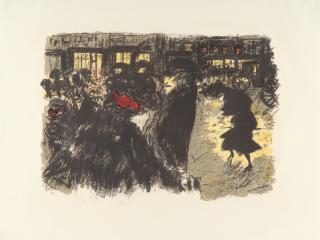 Pierre Bonnard - Place le soir