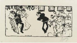Pierre Bonnard - Quadrille, from Petites scènes familières (Bouvet 24)
