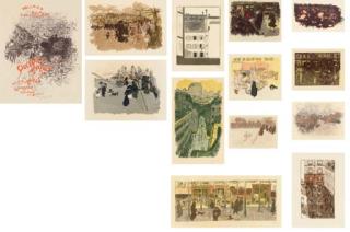 Pierre Bonnard - Quelques aspects de la vie de Paris (R.-M. 56-68; B. 58-70)