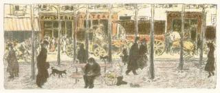 Pierre Bonnard - Quelques aspects de la vie de Paris (R.M. 56-8, 60-8; B. 58-60, 62-7)