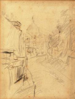 Pierre Bonnard - Rue près du Sacré-Coeur à Montmartre