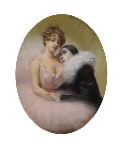 Pierre Carrier-Belleuse - Pierrot and Ballerina