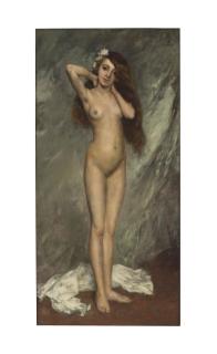 Pierre Carrier-Belleuse - Portrait of the artist\'s model