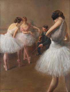 Pierre Carrier-Belleuse - The Ballet Lesson