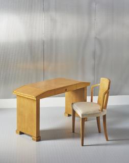 Pierre Chareau - Bureau De Dame ‘Mb 1055’, Vers 1927 Et Chaise ‘Mf 275’, Vers 1924
