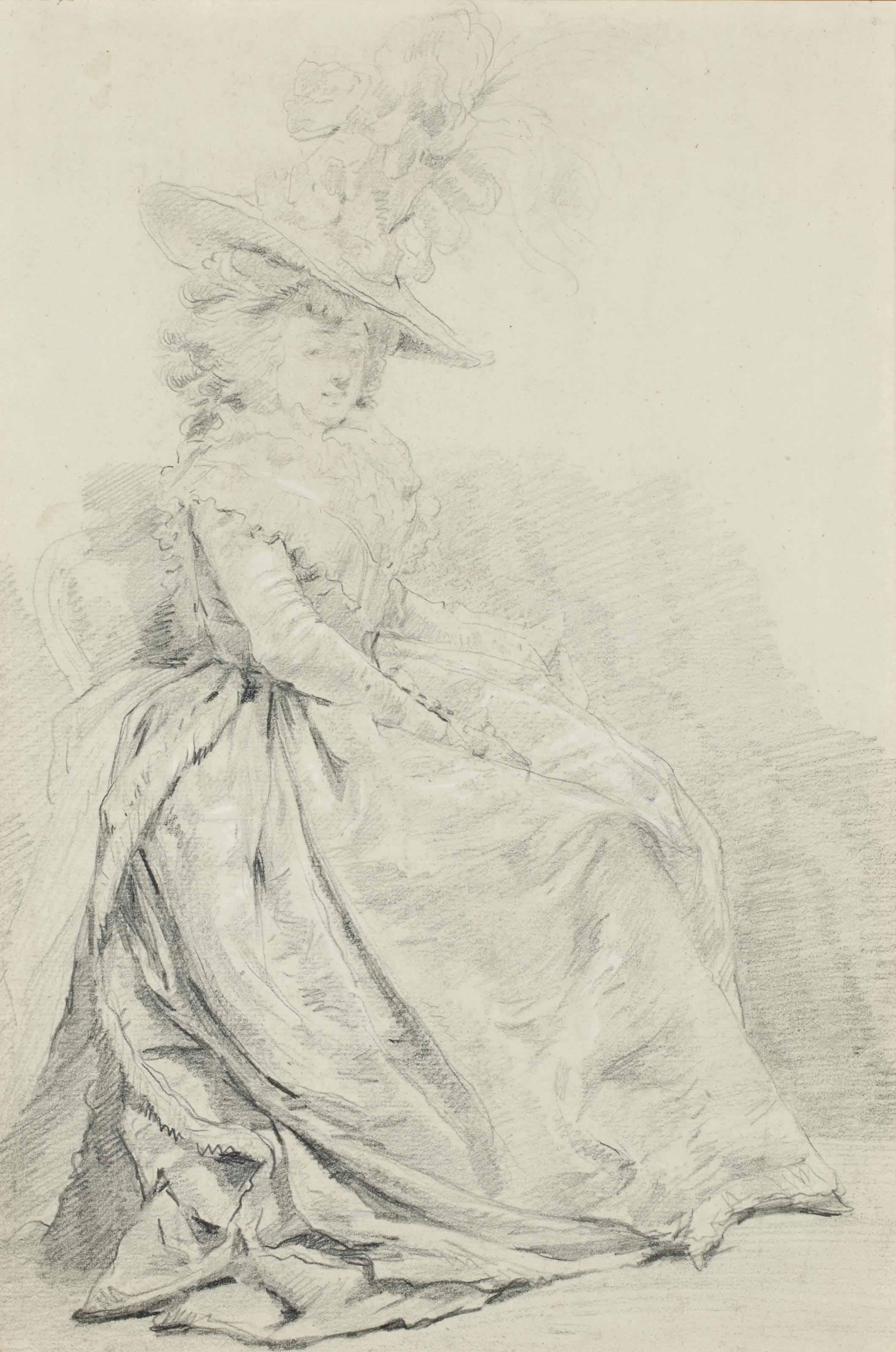 Pierre Chasselat - Elégante au chapeau