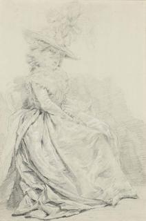 Pierre Chasselat - Elégante au chapeau