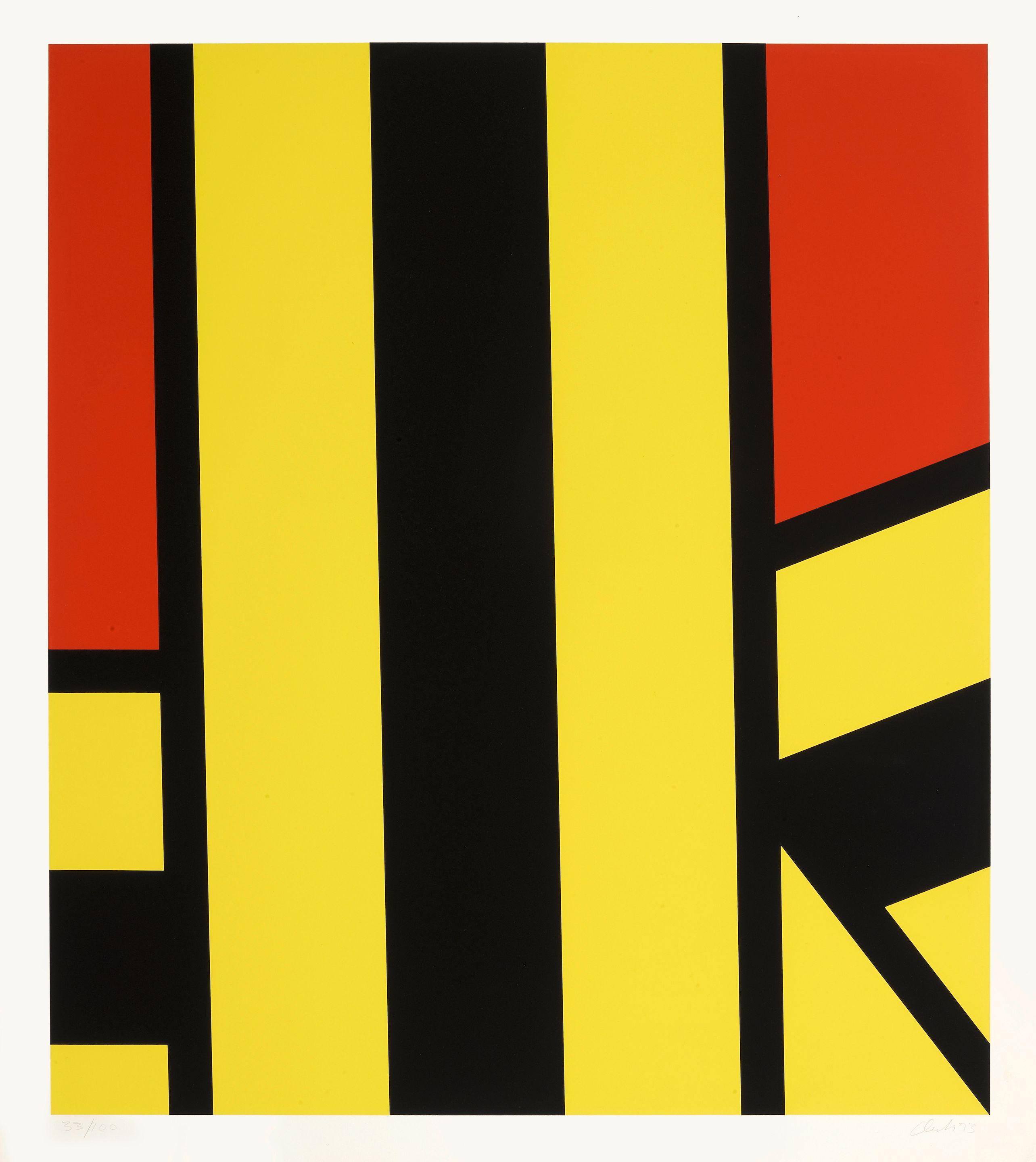 Pierre Clerk - Plate III (Yellow Red Black)