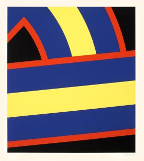 Pierre Clerk - Plate IV (Blue Yellow Red)
