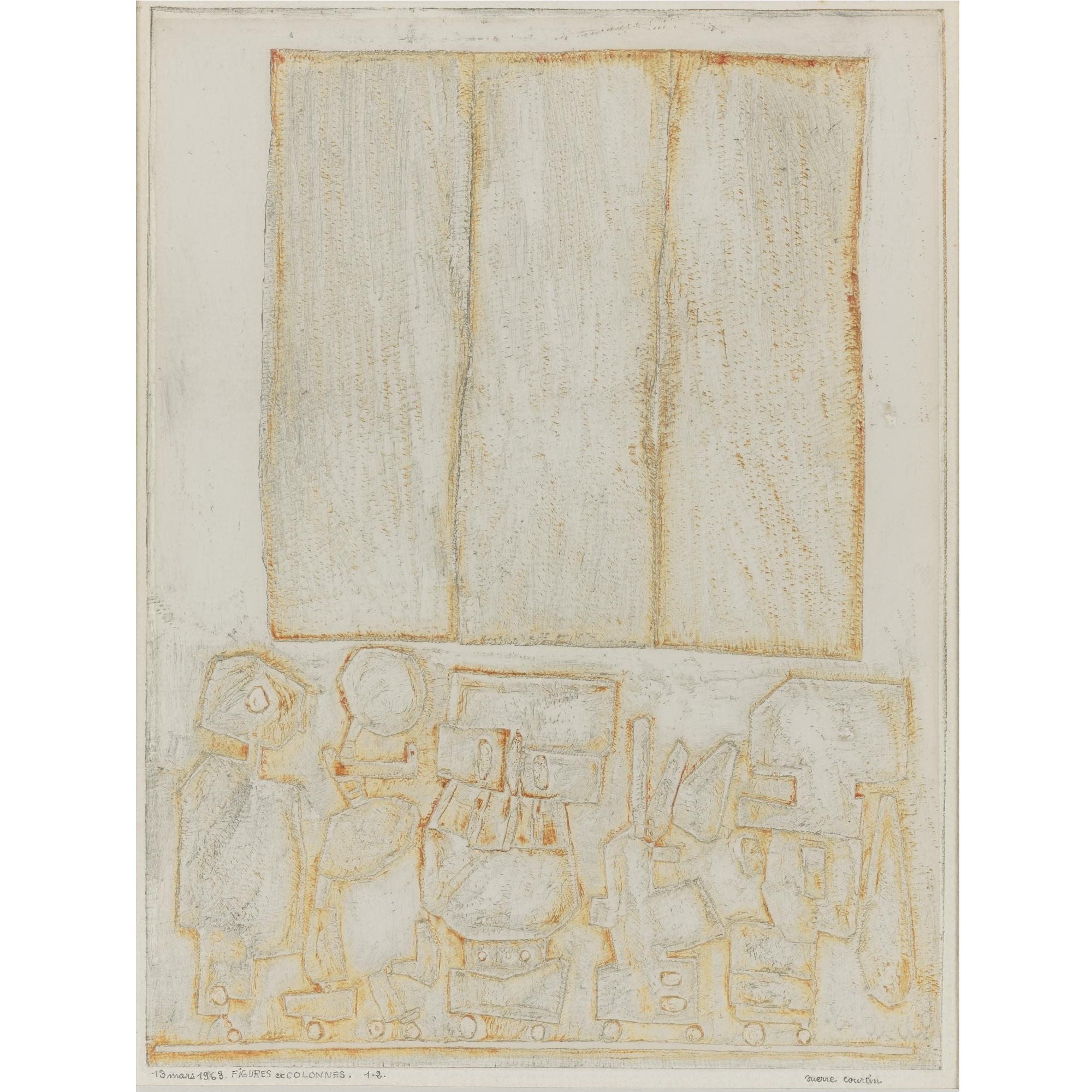 Pierre Courtin - Figures Et Colonnes (Riviere 336)