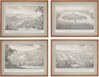 Pierre Denis Martin - Engravings depicting Russo-Swedish war (4)