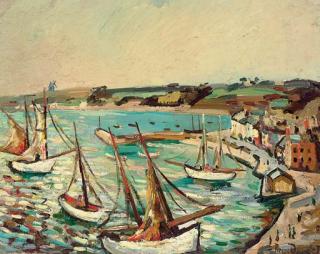 Pierre Dumont - Scène de port